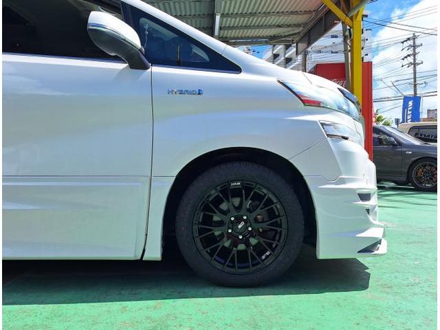 新品　ホイール交換　トヨタ ヴェルファイア　SSR REINER M10 MONOBLOCK 18×7.5J　RADAR 235/50R18　沖縄県　沖縄市　北中城村　うるま市　中城村　宜野湾市