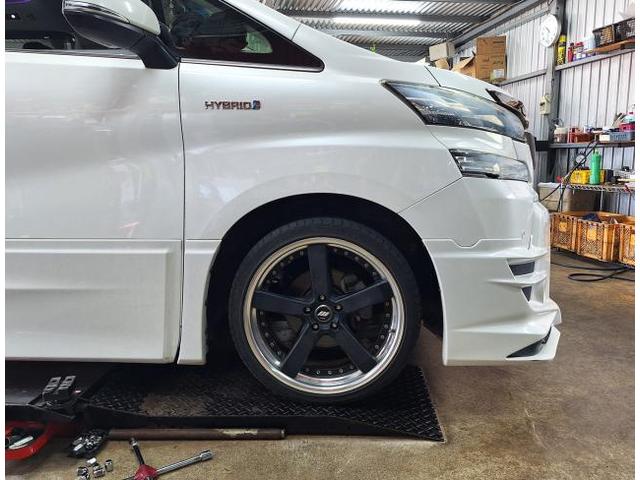 新品　ホイール交換　トヨタ ヴェルファイア　SSR REINER M10 MONOBLOCK 18×7.5J　RADAR 235/50R18　沖縄県　沖縄市　北中城村　うるま市　中城村　宜野湾市