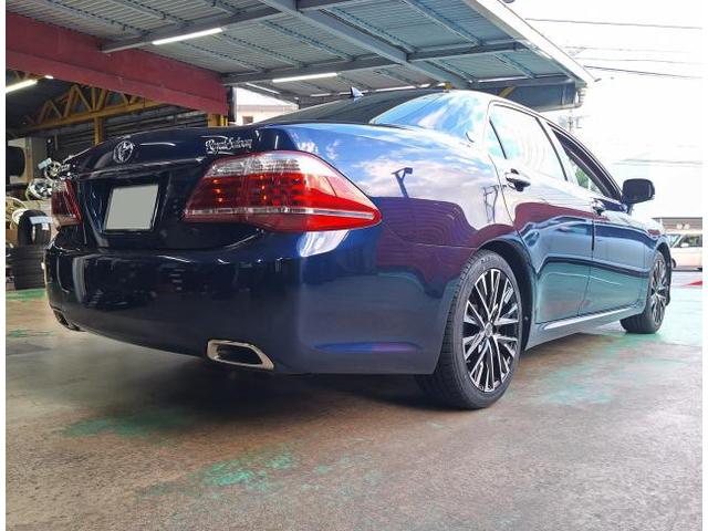 新品　ホイール交換　トヨタ クラウン　SMACK LEGINA 18×7.5J　MINERVA 225/45R18　沖縄県　沖縄市　北中城村　うるま市　中城村　宜野湾市