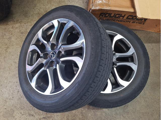 中古　ホイール交換　マツダ デミオ　マツダ NDロードスターRF 純正ホイール 17×7J　BRIDGESTORN POTENZA 205/45R17　沖縄県　沖縄市　北中城村　うるま市　中城村　宜野湾市
