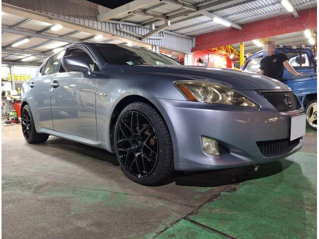 新品　ホイール交換　レクサスIS　WedsSport SA-27R 18×8.5J/9.5J　MINERVA 225/40R18 255/35R18　沖縄県　沖縄市　北中城村　うるま市　中城村　宜野湾市