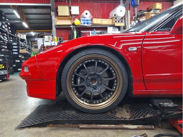 新品　ホイール交換　ホンダ NSX　VOLK RACING TE37V spec-SR 17×8.5J　SHIBATIRE 205/40R17 235/40R18　沖縄県　沖縄市　北中城村　うるま市　中城村　宜野湾市