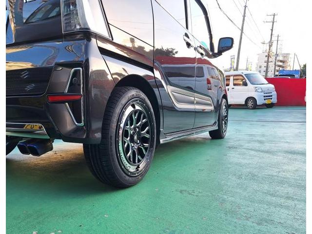 新品　ホイール交換　ダイハツ タント　CRAG CKV 16×6J　MINERVA 165/50R16　沖縄県　沖縄市　北中城村　うるま市　中城村　宜野湾市
