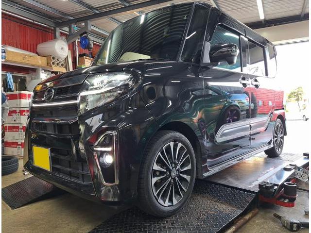 新品　ホイール交換　ダイハツ タント　CRAG CKV 16×6J　MINERVA 165/50R16　沖縄県　沖縄市　北中城村　うるま市　中城村　宜野湾市