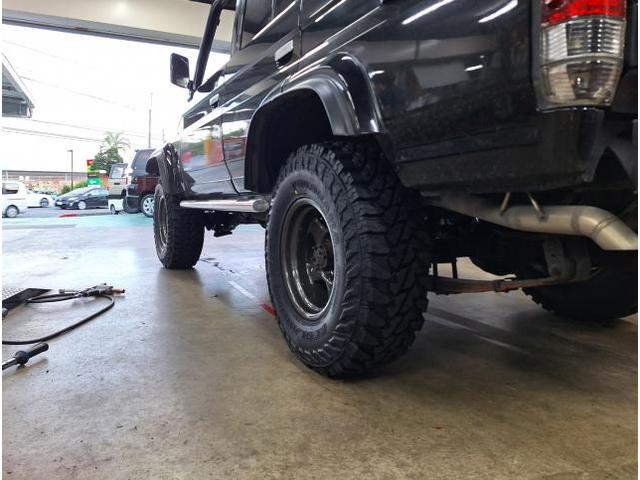 新品　ホイール交換　トヨタ 78ランドクルーザー　BRADLEY V 16×8.5J　YOKOHAMA GEOLANDAR M/T 285/75R16　沖縄県　沖縄市　北中城村　うるま市　中城村　宜野湾市