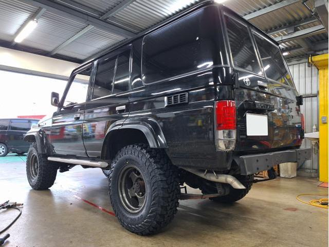 新品　ホイール交換　トヨタ 78ランドクルーザー　BRADLEY V 16×8.5J　YOKOHAMA GEOLANDAR M/T 285/75R16　沖縄県　沖縄市　北中城村　うるま市　中城村　宜野湾市