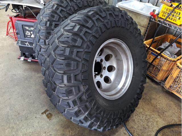 新品　ホイール交換　トヨタ 78ランドクルーザー　BRADLEY V 16×8.5J　YOKOHAMA GEOLANDAR M/T 285/75R16　沖縄県　沖縄市　北中城村　うるま市　中城村　宜野湾市