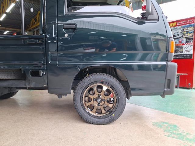 新品　ホイール交換　スバル サンバートラック　BRADLEY V 16×8.5J　YOKOHAMA GEOLANDAR M/T 285/75R16　沖縄県　沖縄市　北中城村　うるま市　中城村　宜野湾市