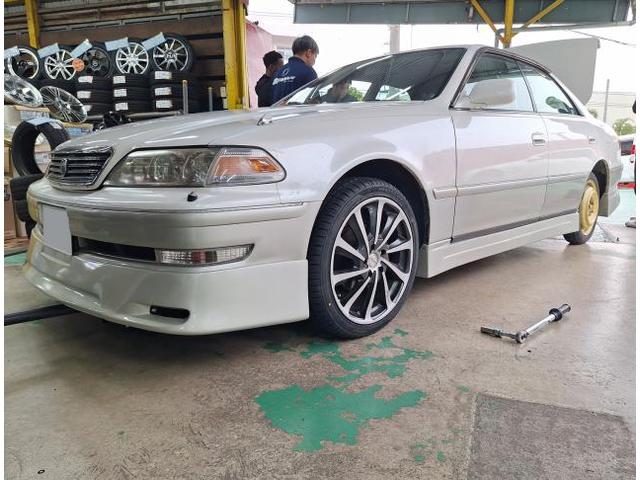 新品　ホイール交換　トヨタ マークⅡ　WedsSport SA-70R 18×9J　MINERVA 235/40R18　沖縄県　沖縄市　北中城村　うるま市　中城村　宜野湾市