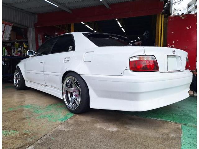 新品　ホイール交換　トヨタ JZX100 チェイサー　EMOTION T5R 2P 18×9.5J　SHIBATIRE 235/40R18　沖縄県　沖縄市　北中城村　うるま市　中城村　宜野湾市