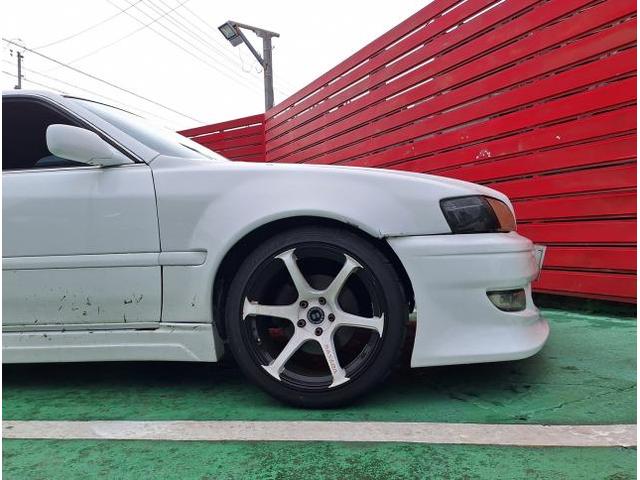 新品　ホイール交換　トヨタ JZX100 チェイサー　EMOTION T5R 2P 18×9.5J　SHIBATIRE 235/40R18　沖縄県　沖縄市　北中城村　うるま市　中城村　宜野湾市
