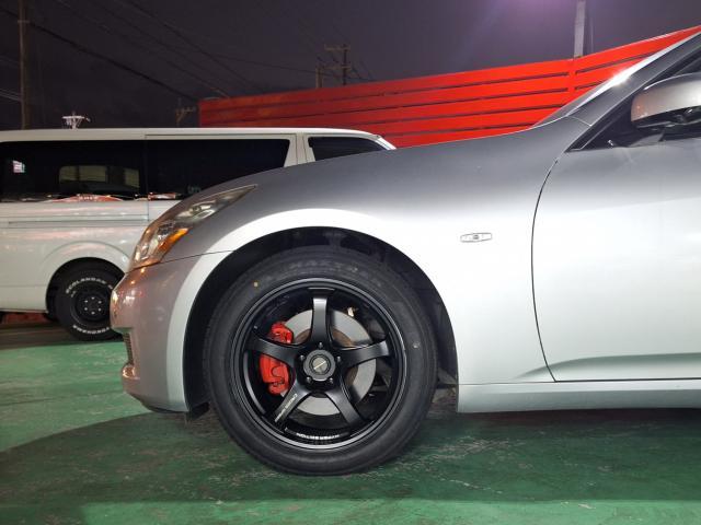 新品　ホイール交換　日産 V36 スカイライン　CROSS SPEED CR5 18&times;8.5J/9.5J　MAXTREK 225/50R18　245/45R18　沖縄県　沖縄市　北中城村　うるま市　中城村　宜野湾市ｖ