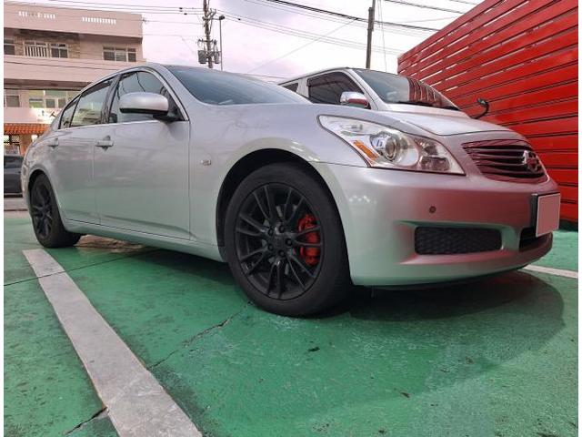 新品　ホイール交換　日産 V36 スカイライン　CROSS SPEED CR5 18&times;8.5J/9.5J　MAXTREK 225/50R18　245/45R18　沖縄県　沖縄市　北中城村　うるま市　中城村　宜野湾市ｖ