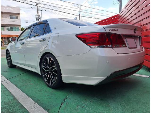 新品　ホイール交換　トヨタ クラウン　Chronus CH-112 19&times;8J　RADAR 225/40R19　沖縄県　沖縄市　北中城村　うるま市　中城村　宜野湾市