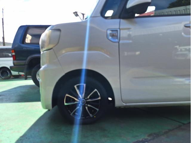 新品　ホイール交換　ダイハツ ウェイク　SMACK VALKYRIE 14&times;4.5J　BRIDGESTONE 155/65R14　沖縄県　沖縄市　北中城村　うるま市　中城村　宜野湾市