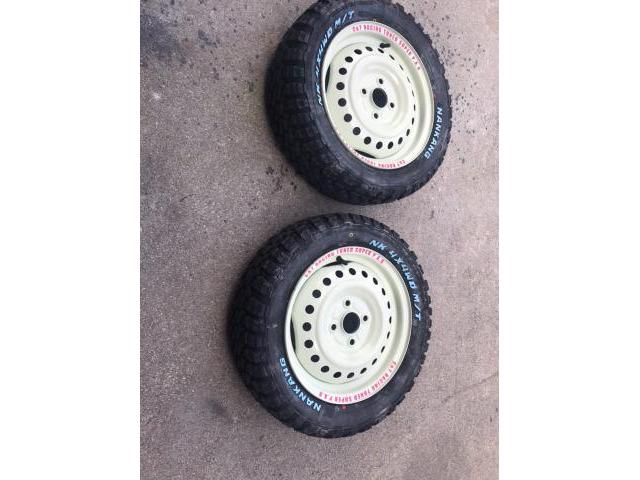 ダイハツ　ハイゼットトラック　タイヤ交換　ＮＡＮＫＡＮＧ　ＭＴ14インチ　沖縄県　沖縄市　うるま市　北中城村　中城村　北谷町