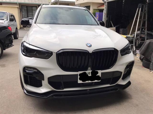 BMW X5 スペーサー取付　　沖縄県　沖縄市　うるま市　北谷町　北中城村　中城村　宜野湾市　浦添市　那覇市　糸満市