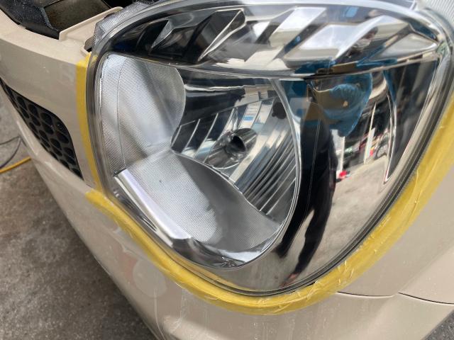 日産モコ　ヘッドライトスチーム　那覇市・沖縄市・うるま市・宜野湾・糸満市・豊見城・浦添市・南城市・読谷村・北谷町・八重瀬