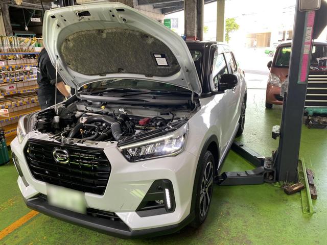 ダイハツ　ロッキー　オイル交換　鈑金　車検　整備　点検　福祉車輛　浦添市　宜野湾市　那覇市