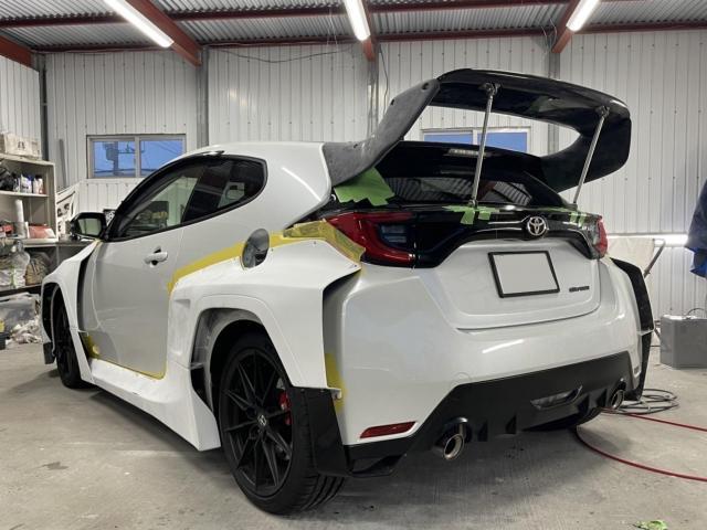 トヨタ　ＧＲヤリス　ワイドボディキット　取付　カスタム制作　沖縄県　うるま市　沖縄市　北谷町　北中城村　中城村　読谷村　宜野湾市　那覇市　糸満市