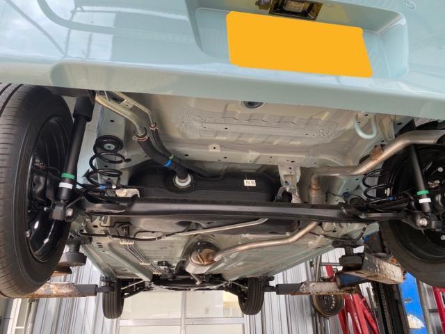 スズキ　ワゴンRスマイル　アンダーコート施工　バッテリー交換　ナビ取付　バックカメラ取付　ドライブレコーダー前後取付　沖縄県　宜野湾市　北谷町　那覇市　豊見城市　読谷村　嘉手納町　浦添市