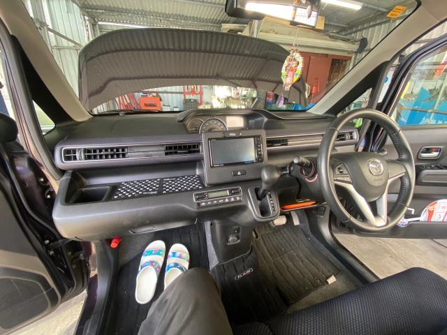 マツダ　フレア　エアコンコンプレッサー交換　エアコンコンデンサー交換　エアコンエキスパンションバルブ交換　エアコンエバポレーター交換　沖縄県　宜野湾市　北谷町　那覇市　豊見城市　読谷村　嘉手納町　浦添市