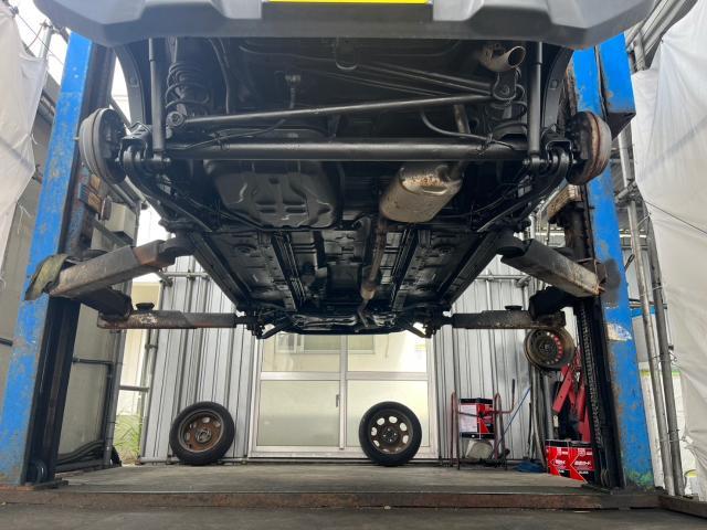 スズキ　ハスラー　塩害コート施工  錆転換   沖縄県　宜野湾市　北谷町　那覇市　豊見城市　読谷村　嘉手納町　浦添市