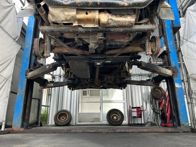 スバル　サンバートラック　塩害コート施工    錆転換   沖縄県　宜野湾市　北谷町　那覇市　豊見城市　読谷村　嘉手納町　浦添市