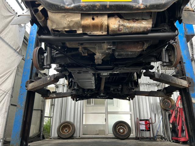 スバル　サンバートラック　塩害コート施工    錆転換   沖縄県　宜野湾市　北谷町　那覇市　豊見城市　読谷村　嘉手納町　浦添市