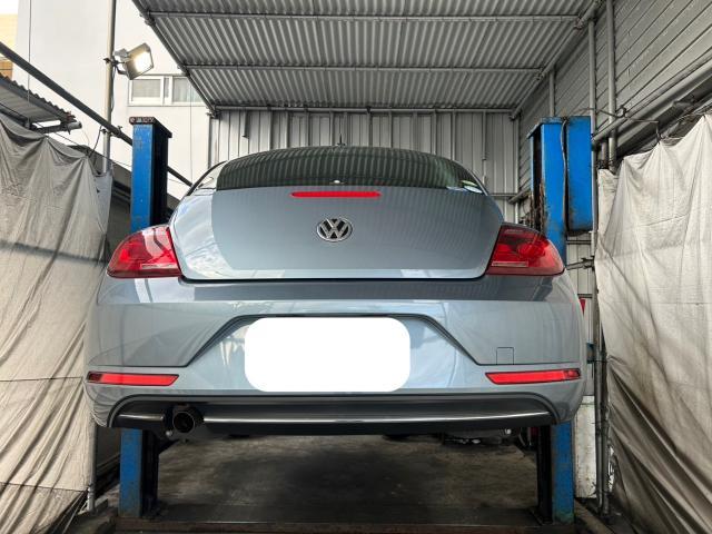 フォルクスワーゲン　ビートル　塩害コート施工    沖縄県　宜野湾市　北谷町　那覇市　豊見城市　読谷村　嘉手納町　浦添市