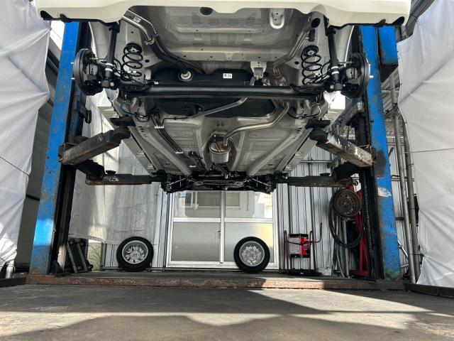 スズキ　新車スペーシアカスタム　塩害コート施工   オプショングリス注入   沖縄県　宜野湾市　北谷町　那覇市　豊見城市　読谷村　嘉手納町　浦添市