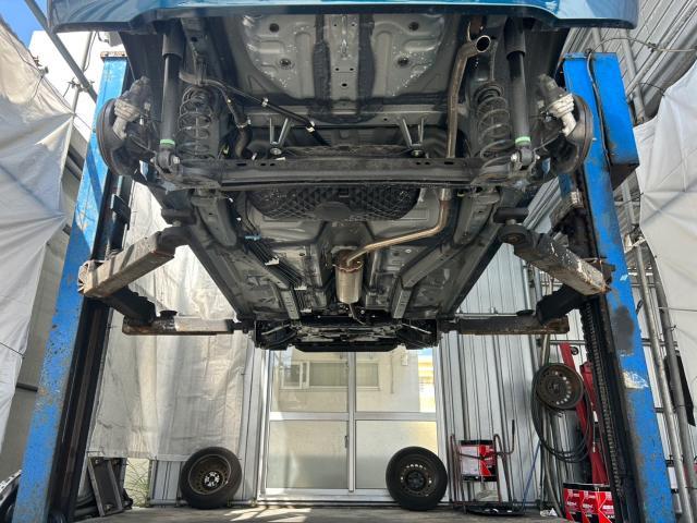 ダイハツ　ムーヴキャンバス　塩害コート施工    オプショングリス注入   沖縄県　宜野湾市　北谷町　那覇市　豊見城市　読谷村　嘉手納町　浦添市