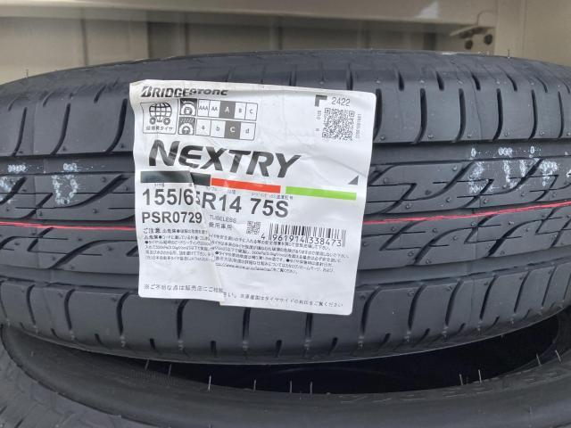 タイヤ交換　新品　国産  ブリヂストン　軽自動車　155/65R14　14インチ　那覇　南風原　豊見城　沖縄　車検を安くしたい人におすすめ