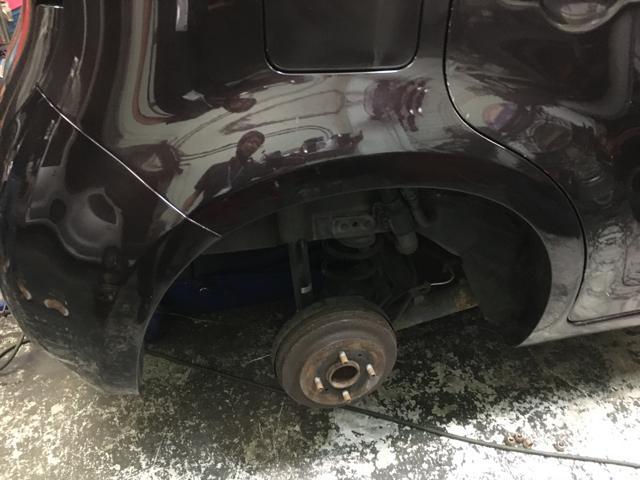 日産　キューブ　Ｚ１２　タイヤ交換　沖縄県　沖縄市　うるま市　北谷町　嘉手納町　読谷村　宜野湾市