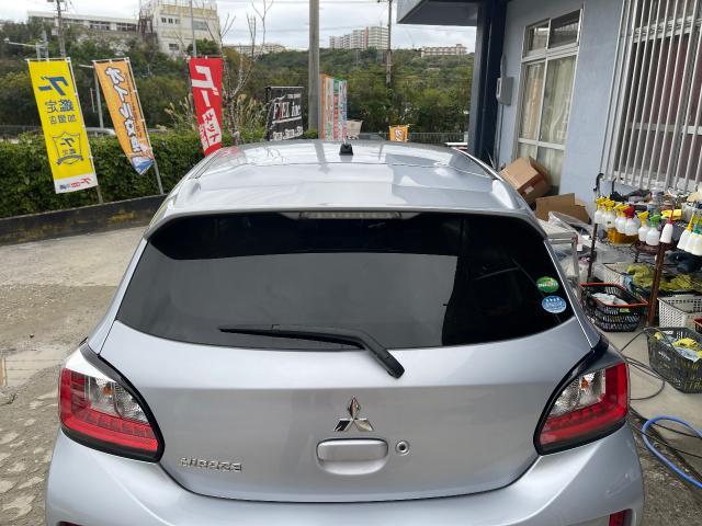三菱 ミラージュ ガラスコーティング(G'zox)
沖縄市　北中城村　うるま市　宜野湾市　浦添市　西原町　北谷町