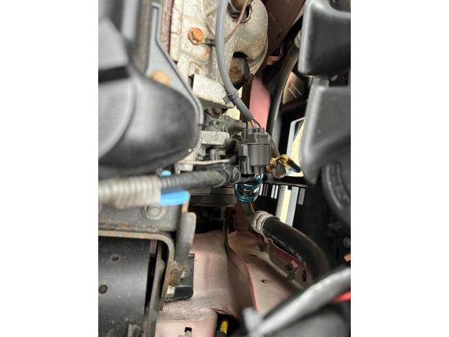 スズキ　ラパン　エアコンガス真空引き　沖縄市　北中城村　うるま市　宜野湾市　浦添市　西原町　北谷町