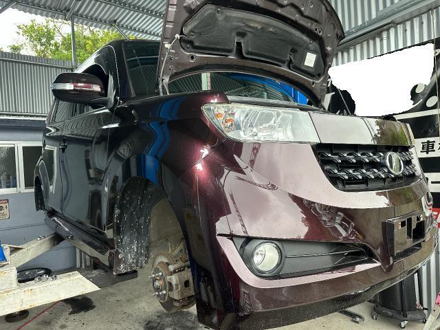 トヨタ　bB 車検　「タイロッドエンドブーツ交換」
沖縄市　北中城村　うるま市　宜野湾市　浦添市　西原町　北谷町