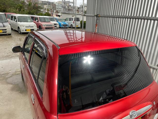 ダイハツ ミラジーノ ガラスコーティング
沖縄市　北中城村　うるま市　宜野湾市　浦添市　西原町　北谷町
