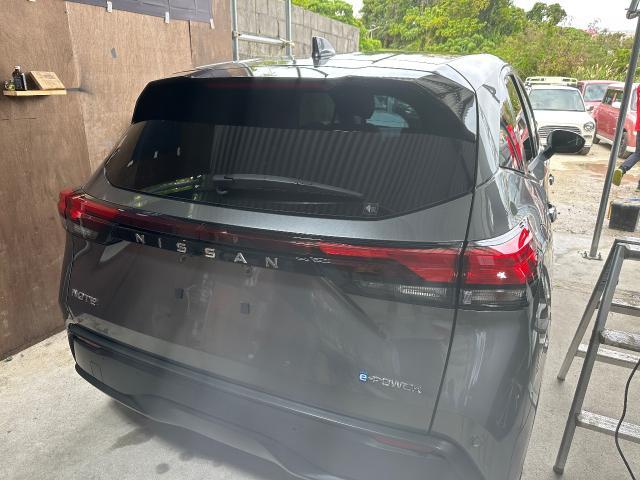 ニッサン  ノート  ガラスコーティング
沖縄市　北中城村　うるま市　宜野湾市　浦添市　西原町　北谷町