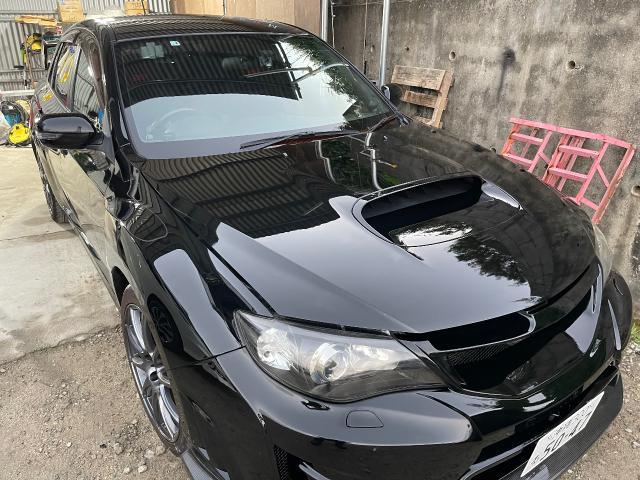 スバル インプレッサAWD ガラスコーティング
沖縄市　北中城村　うるま市　宜野湾市　浦添市　西原町　北谷町