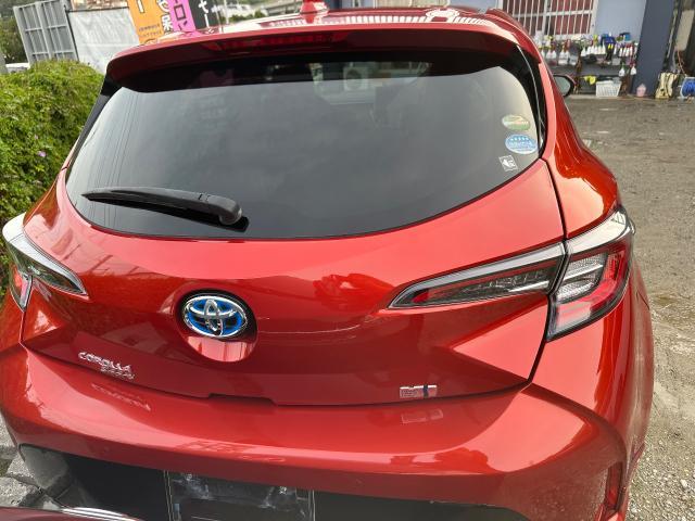 カローラスポーツ　ボディコーティング
沖縄市　北中城村　うるま市　宜野湾市　浦添市　西原町　北谷町