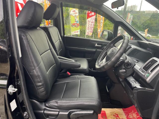 ステップワゴンスパーダ　シートカバー取付　沖縄市　北中城村　うるま市　宜野湾市　浦添市　西原町　北谷町