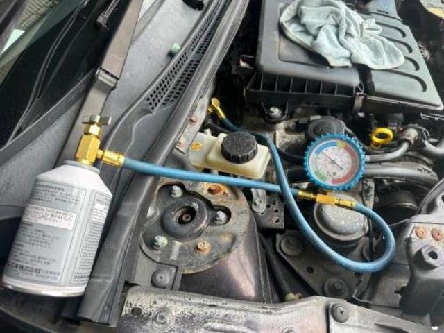 ベリーサ　エアコン修理「エアコンガス充填」エアコン冷えない
沖縄市　北中城村　うるま市　宜野湾市　浦添市　西原町　北谷町