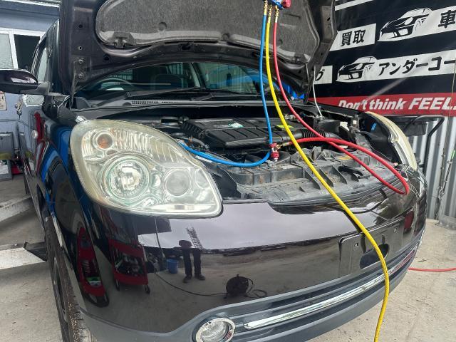 ベリーサ　エアコン修理「エアコンガス充填」エアコン冷えない
沖縄市　北中城村　うるま市　宜野湾市　浦添市　西原町　北谷町