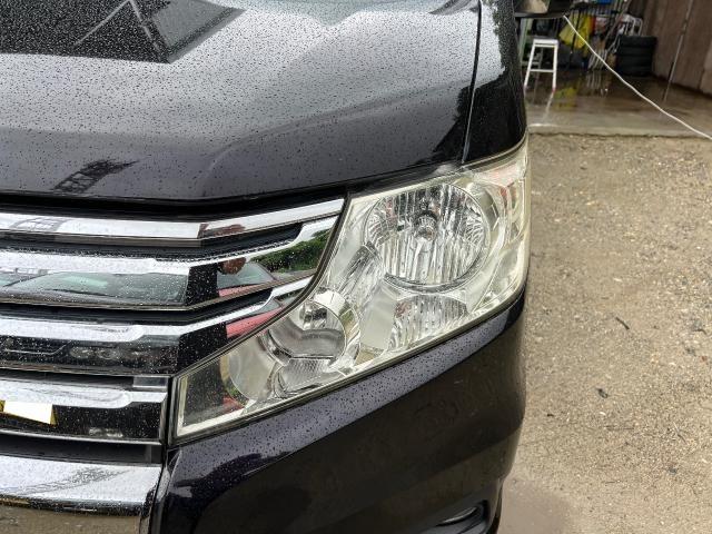 ステップワゴンスパーダ　ヘッドライト研磨　沖縄市　北中城村　うるま市　宜野湾市　浦添市　西原町　北谷町