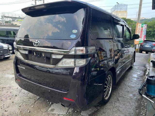 ヴェルファイア　外装クリーニング・清掃　沖縄市　北中城村　うるま市　宜野湾市　浦添市　西原町　北谷町