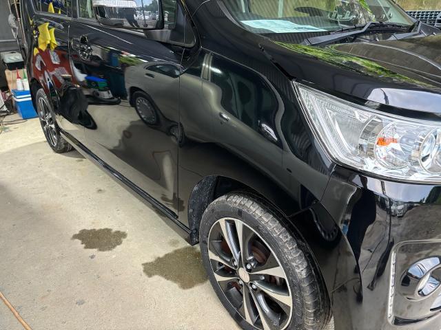 スズキ　ワゴンＲスティングレー　ガラスコーティング
沖縄市　北中城村　うるま市　宜野湾市　浦添市　西原町　北谷町