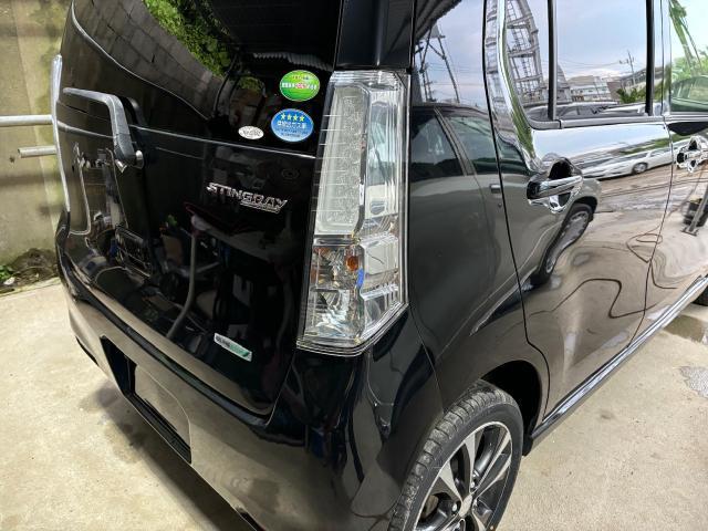 スズキ　ワゴンＲスティングレー　ガラスコーティング
沖縄市　北中城村　うるま市　宜野湾市　浦添市　西原町　北谷町
