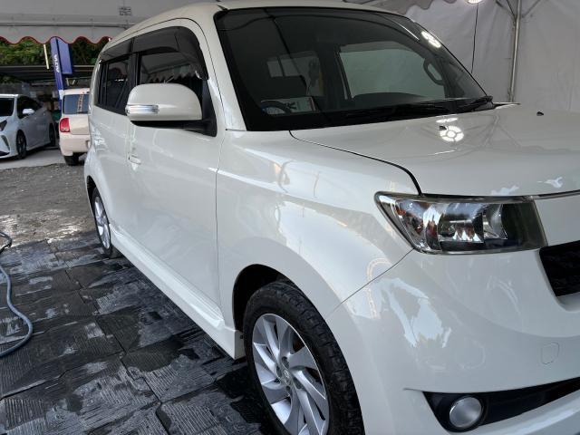 トヨタ　ｂＢ　ガラスコーティング
沖縄市　北中城村　うるま市　宜野湾市　浦添市　西原町　北谷町