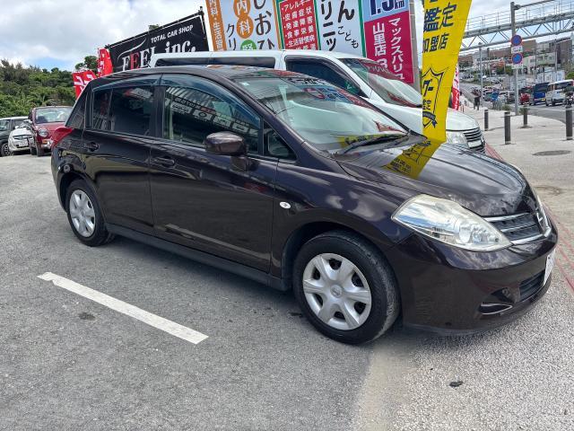 日産　ティーダ　外装クリーニング　沖縄市　北中城村　うるま市　宜野湾市　浦添市　西原町　北谷町